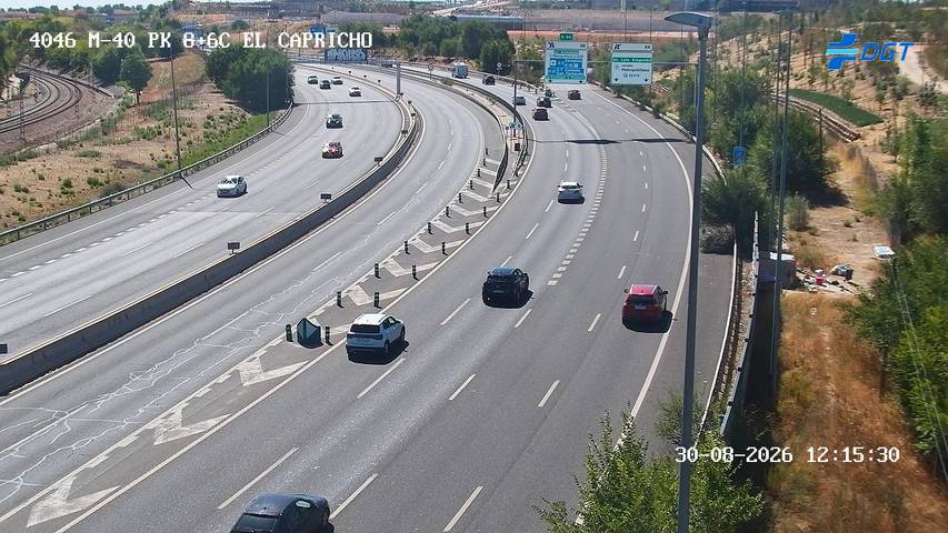 Madrid — M-40 km 9