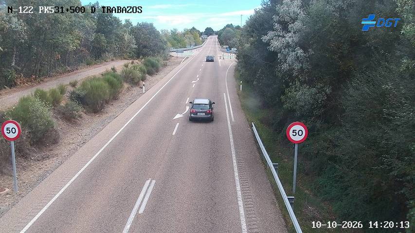 Cámara de tráfico en la N-122, km 531.5