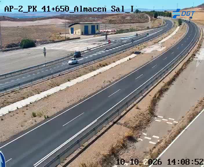 Cámara de tráfico en la AP-2, km 41.65