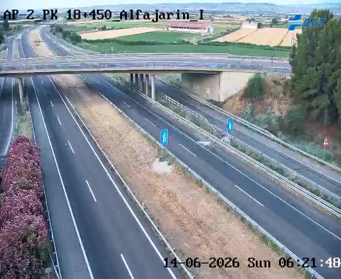 Cámara Zaragoza Km 18,3 (AP-2)