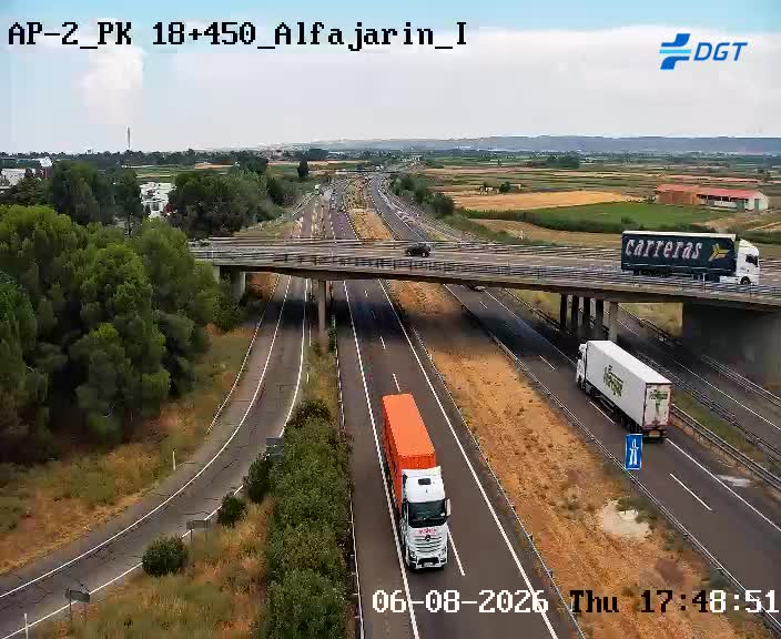 Cámara Zaragoza Km 18,3 (AP-2)