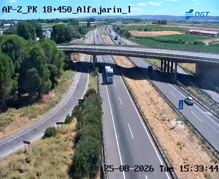 Cámara Zaragoza Km 18,3 (AP-2)