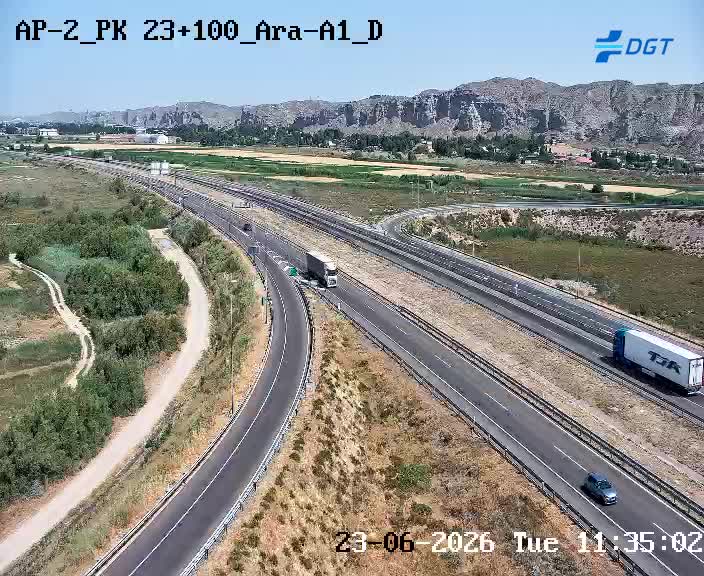 Cámara Zaragoza Km 23,1 (AP-2)