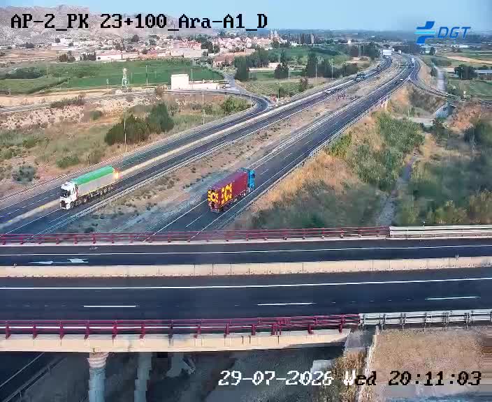 Cámara Zaragoza Km 23,1 (AP-2)