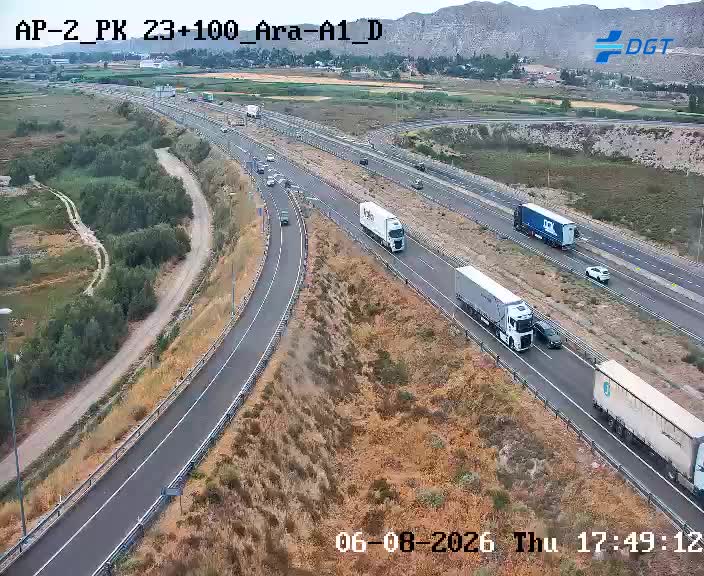 Cámara Zaragoza Km 23,1 (AP-2)