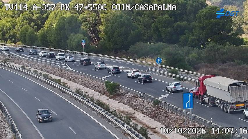 Cámara de tráfico en la A-357, km 47.55
