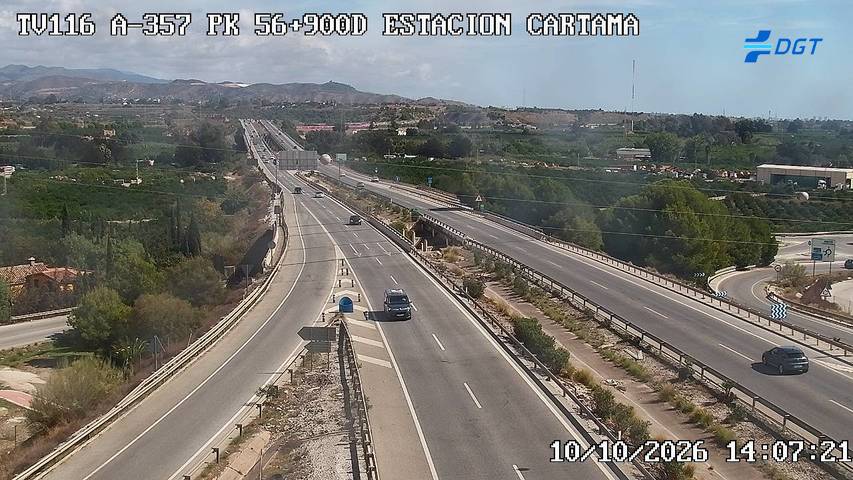 Cámara de tráfico en la A-357, km 56.9