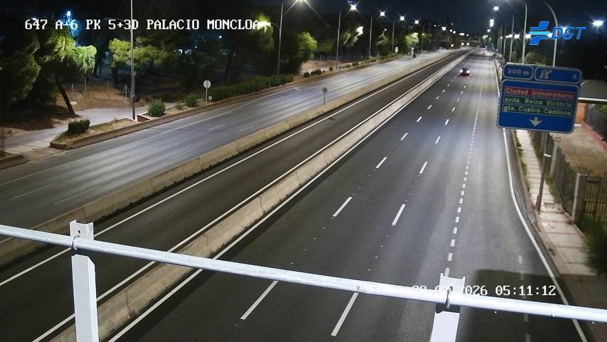 Cámara A-6 Provincia de Madrid KM 5,3