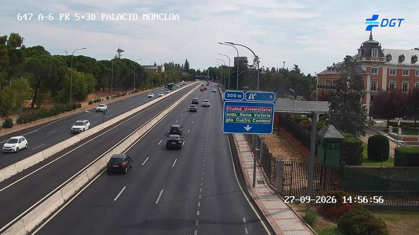 Cámara A-6 Provincia de Madrid KM 5,3