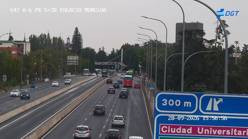 Cámara A-6 Provincia de Madrid KM 5,3