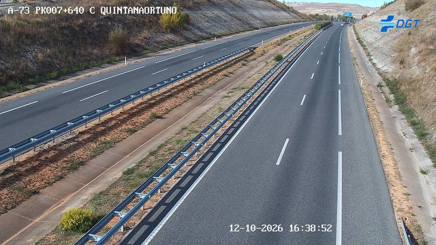 Cámara de tráfico en la A-73, km 7.64
