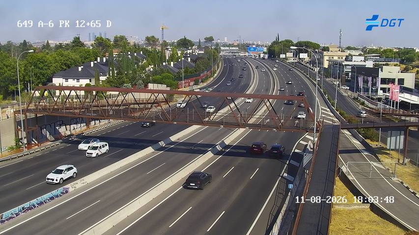 Cámara A-6 Provincia de Madrid KM 12,6