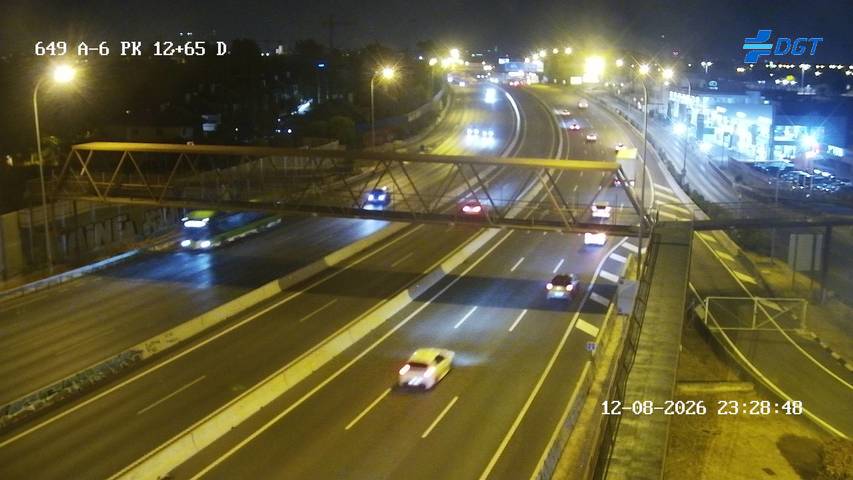Cámara A-6 Provincia de Madrid KM 12,6