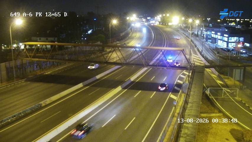 Cámara A-6 Provincia de Madrid KM 12,6