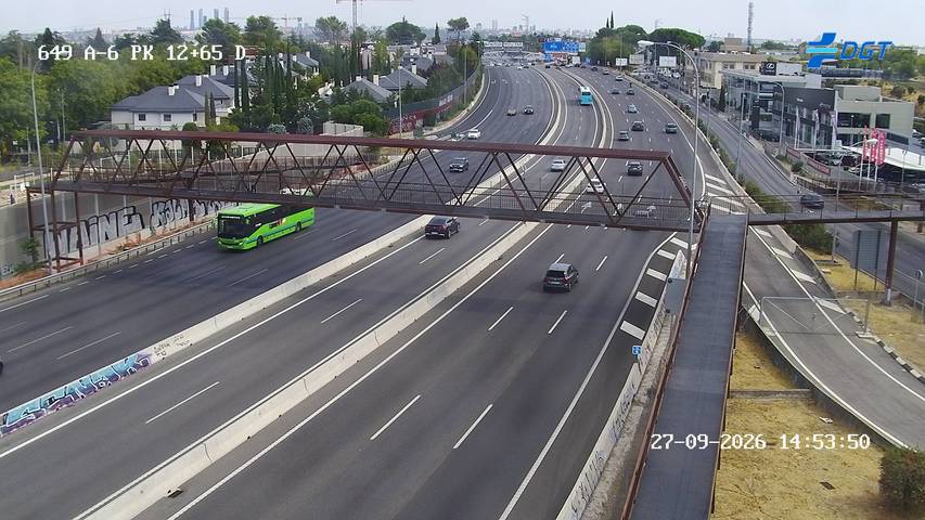 Cámara A-6 Provincia de Madrid KM 12,6