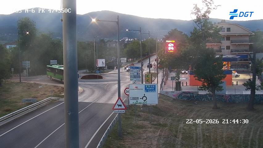 Imagen cámara N-6 Madrid Kilómetro 47,35