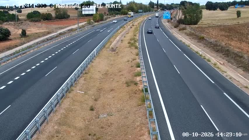Cámara de tráfico en la A-1, km 214.8