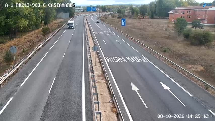 Cámara de tráfico en la A-1, km 243.908