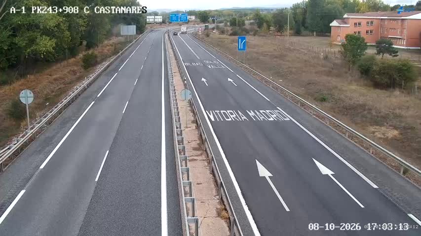 Cámara de tráfico en la A-1, km 243.908