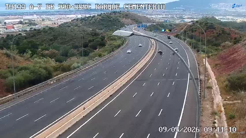 Cámara DGT A-7 PK 990.36 — A-7 km 990.355