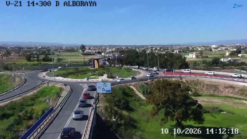 Cámara de tráfico en la V-21, km 14.3