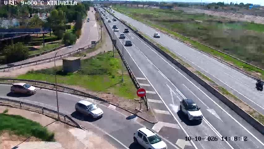 Cámara de tráfico en la V-30, km 9.0