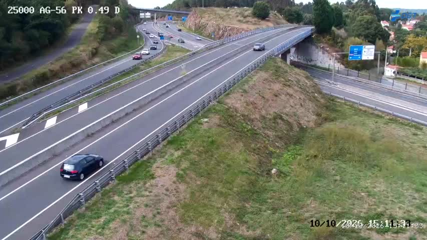 Cámara de tráfico en la AG-56, km 0.49