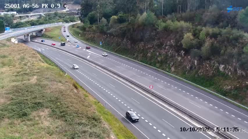 Cámara de tráfico en la AG-56, km 0.9