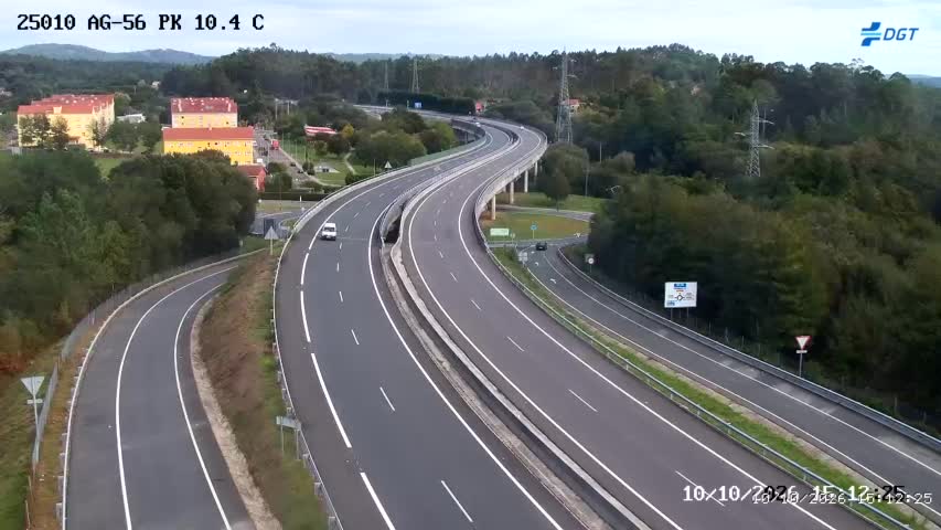 Cámara de tráfico en la AG-56, km 10.4