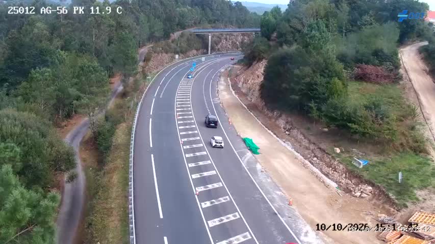 Cámara de tráfico en la AG-56, km 11.9