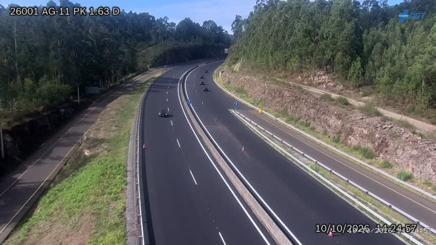 Cámara de tráfico en la AG-11, km 1.63