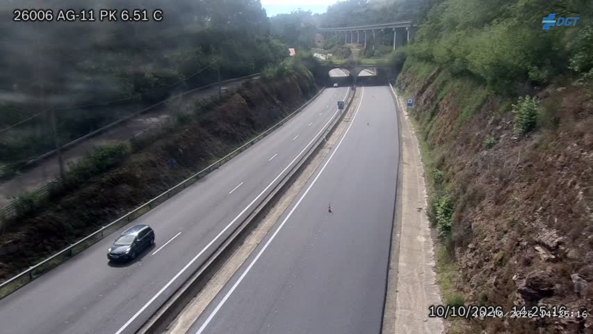 Cámara de tráfico en la AG-11, km 6.51