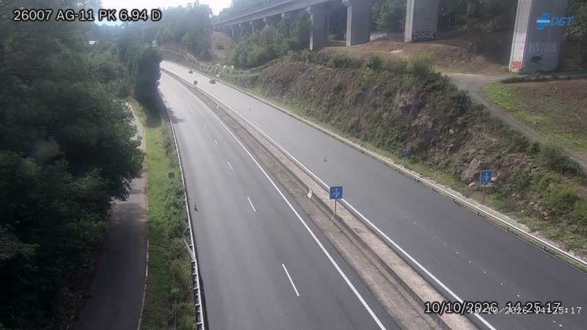 Cámara de tráfico en la AG-11, km 6.94