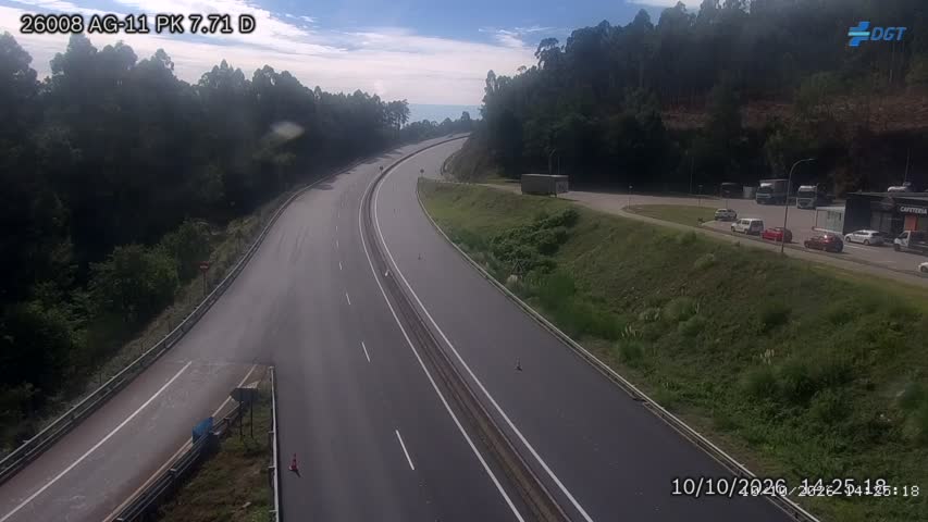 Cámara de tráfico en la AG-11, km 7.71