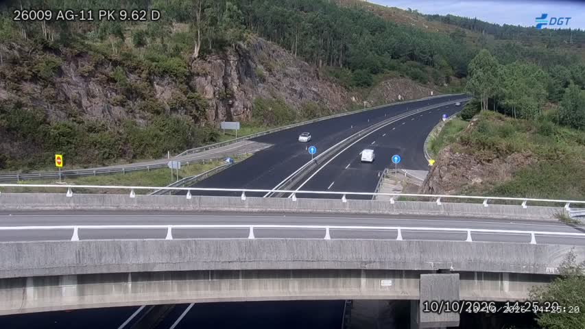 Cámara de tráfico en la AG-11, km 9.62