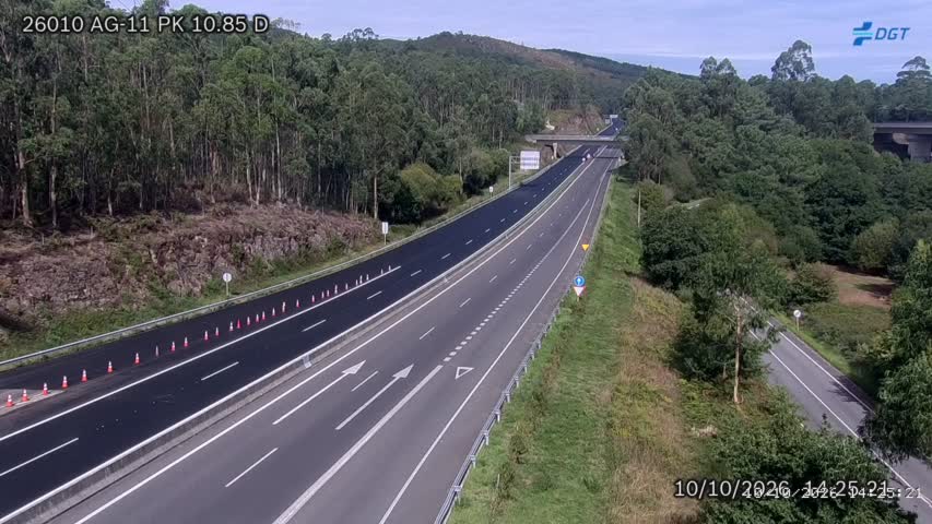 Cámara de tráfico en la AG-11, km 10.85