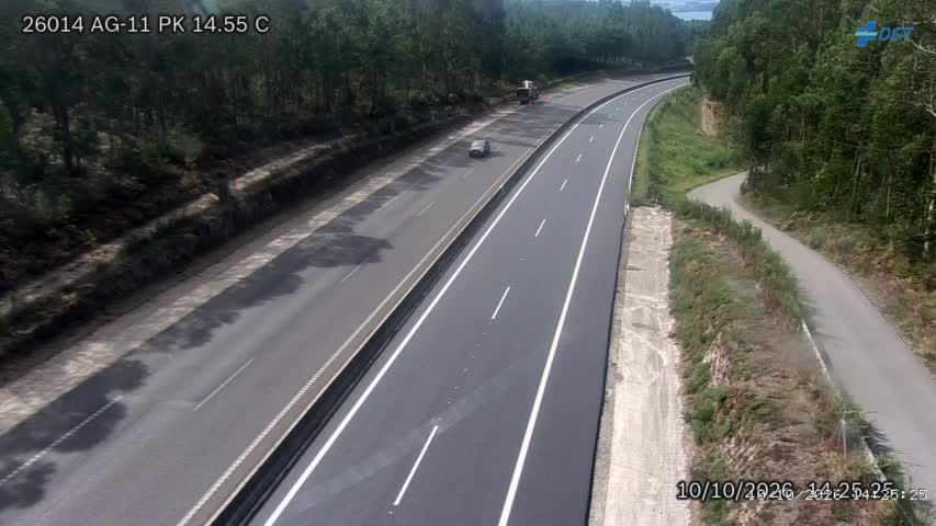 Cámara de tráfico en la AG-11, km 14.55