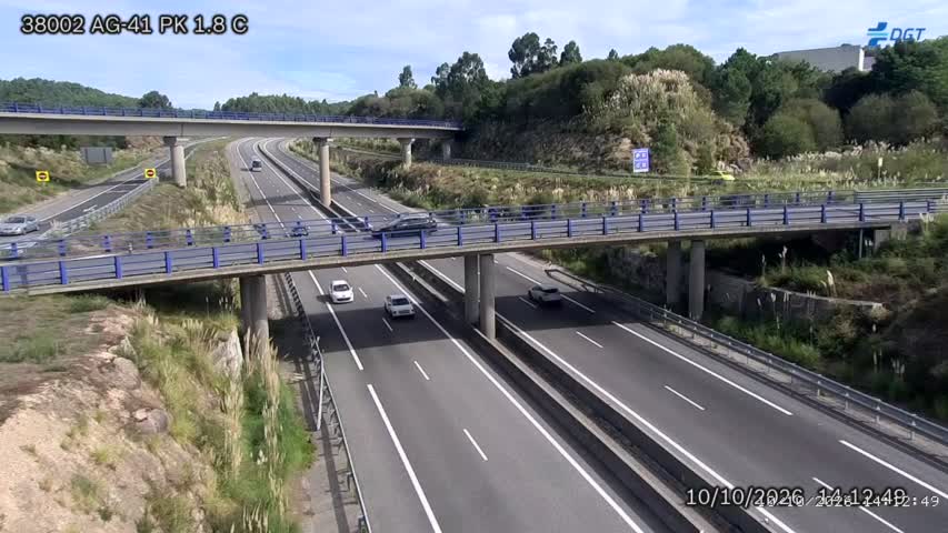 Cámara de tráfico en la AG-41, km 1.8