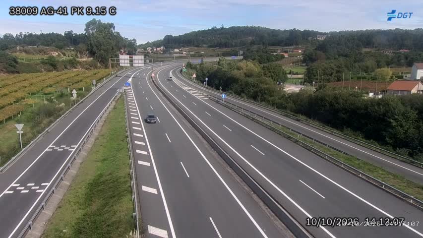 Cámara de tráfico en la AG-41, km 9.15