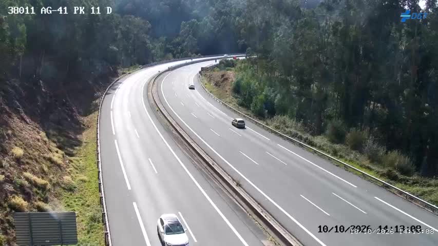 Cámara de tráfico en la AG-41, km 11.0