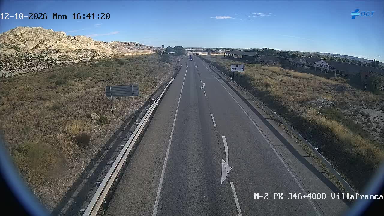 Cámara de tráfico en la N-2, km 346.4