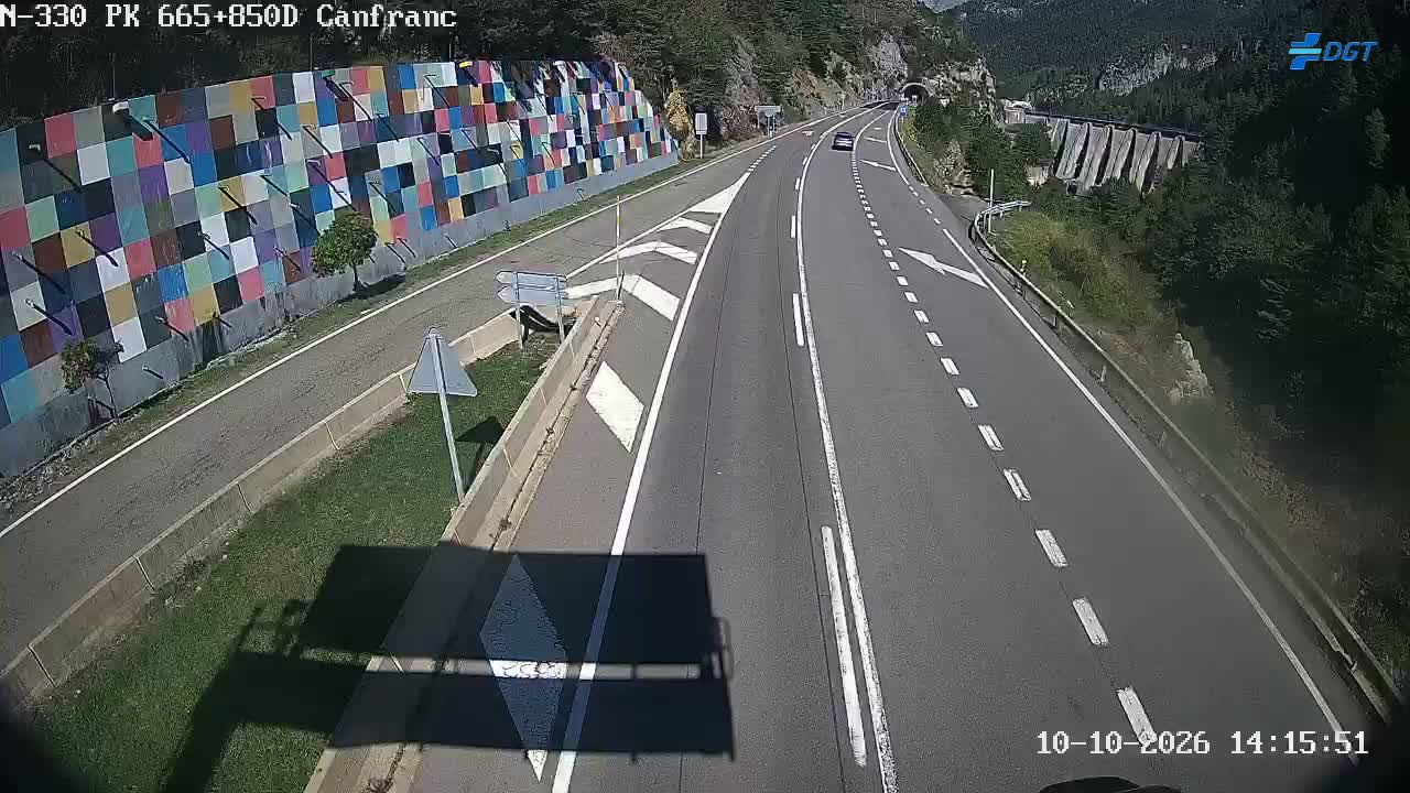 Cámara de tráfico en la N-330, km 665.85