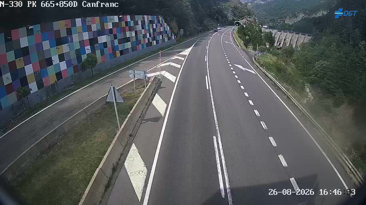 Cámara Canfranc (Km 665)