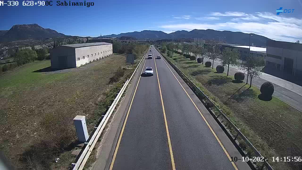 Cámara de tráfico en la N-330, km 628.9
