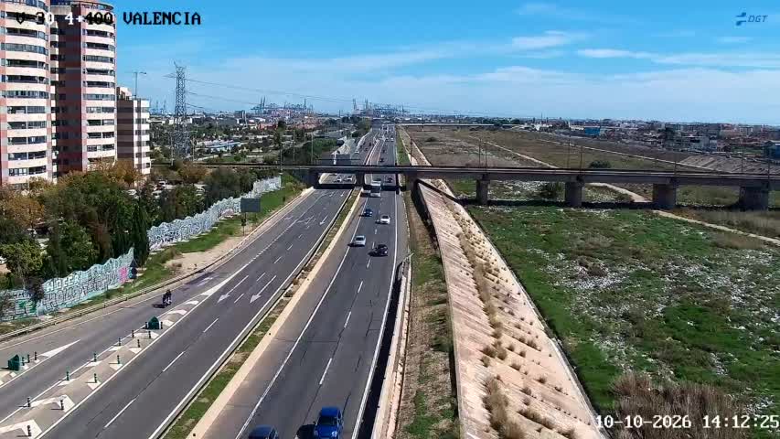 Cámara de tráfico en la V-30, km 4.4