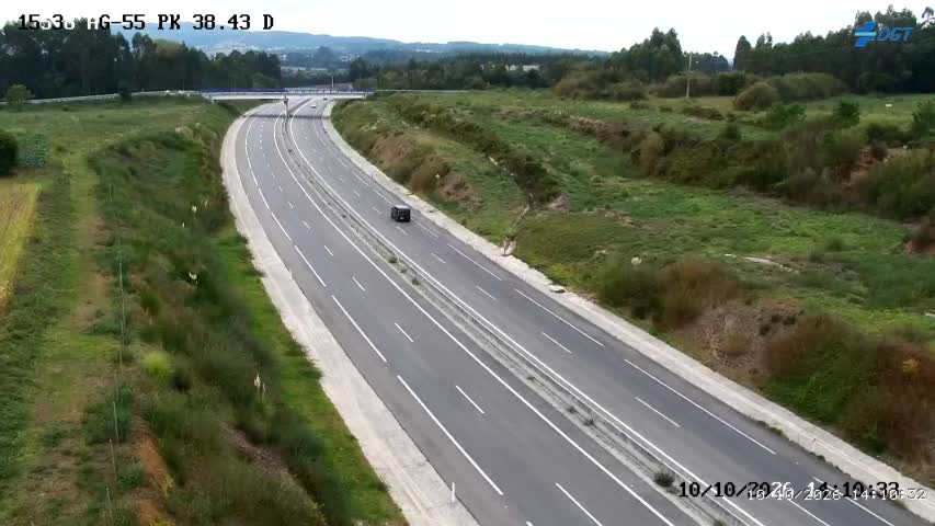 Cámara de tráfico en la AG-55, km 38.43