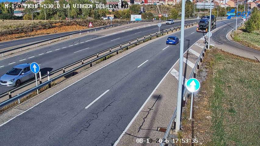 Cámara de tráfico en la N-120, km 311.53