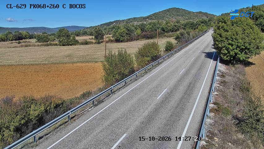 Cámara de tráfico en la CL-629, km 68,26, hacia Vizcaya