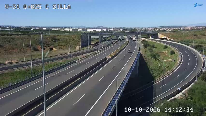 Cámara de tráfico en la V-31, km 0.82