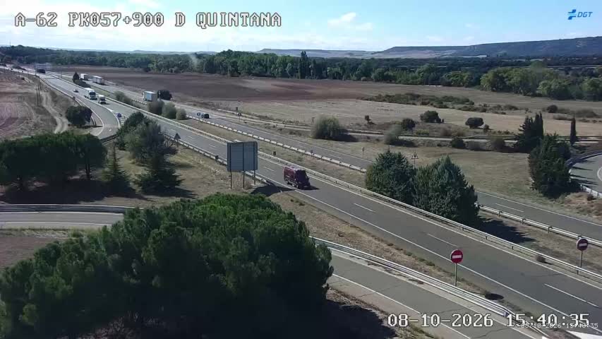 Cámara de tráfico en la A-62, km 57.9